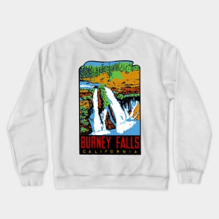 Burney Falls Vintage Style Crewneck Sweatshirt